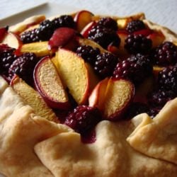 Blackberry, Plum and Nectarine Crostada