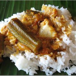Singapore Curry Fish Head