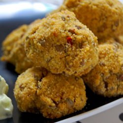 Baked Lentil Fritters