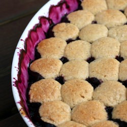 Wild Blueberry Cobbler.