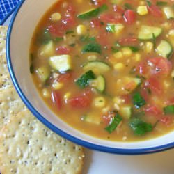 Zucchini and Corn Soup