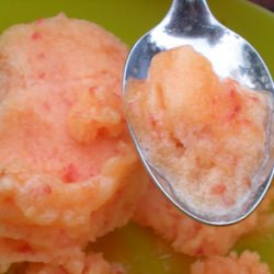 Fresh Peach Sorbet