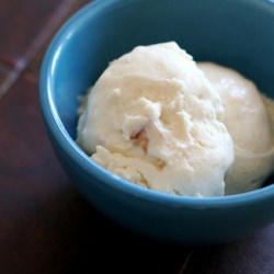 Fresh Peach Ice Cream