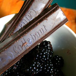 Chocolate Blackberry Pound Cake
