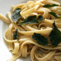 Brown Butter and Sage Fettucine