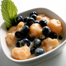 Fruit Salad with Maple Dressing