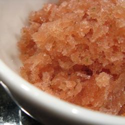 Watermelon Basil Granita