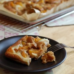 Moist Plum Cake With Vanilla Ripple