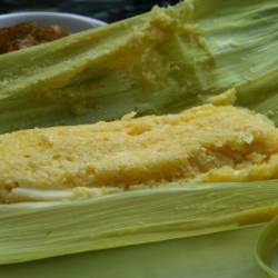 Humitas or Steamed Fresh Corn Cakes