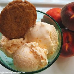 Peach Ice Cream Maple Gingersnaps