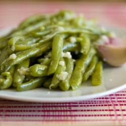 Garlicky Long Beans