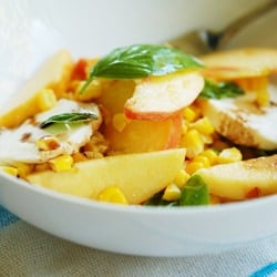 Peach & Barbecued Corn Salad
