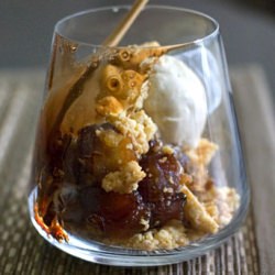Apple and Cheddar Cheese Crumble