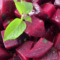 Roast Beets with Lemon, Oil & Mint
