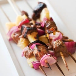 Thai Curry Beef Skewers