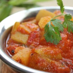 Dudhi-Aloo Masala