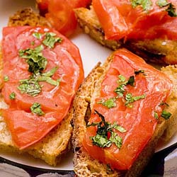 Heirloom Tomato Bruschetta