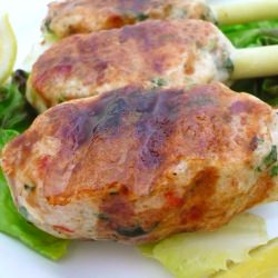 Shrimp Paste on Lemongrass Skewers
