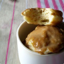 Coffee-Caramel Crème Mini-Puffs