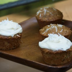 Coconut Zucchini Cupcakes