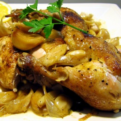Braised Chicken w/ 40 Garlic Cloves