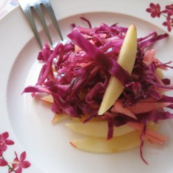 Red Cabbage Apple Salad