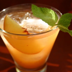 Whiskey Peach Smash