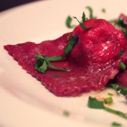 Beet Ravioli