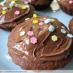 Nutella and Banana Cupcakes