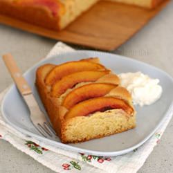 Dimply Peach Cake