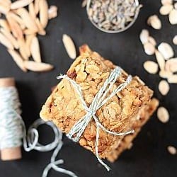 Breakfast Oatmeal Lavender Squares