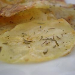Grilled Potato Chips