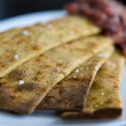 Cheesy Onion Lavash Crackers