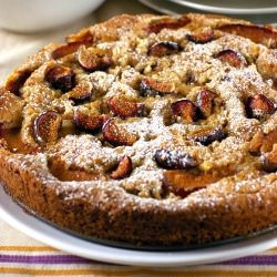 Plum and Fig Kuchen