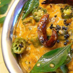 Hyderabadi Dahi Bhindi Masala