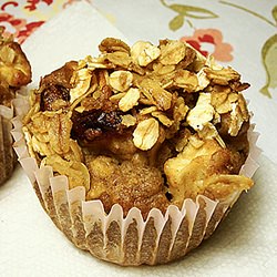Cranberry and Apple Oat Muffins