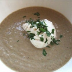 Hazelnut-Mushroom Soup