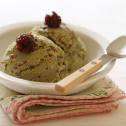 Green Tea & Azuki Beans Ice Cream