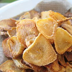 Garlic Chips, for Mexican Shrimp