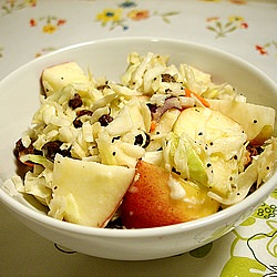 Apple Raisin Coleslaw