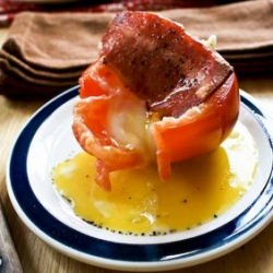 Egg Baked in a Whole Tomato