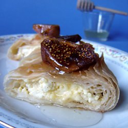 Cheesecake with Feta and Figs