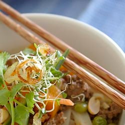 Spring into Ground Beef Laksa