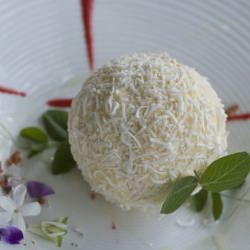 Vanilla and Elderflower Ice-Cream