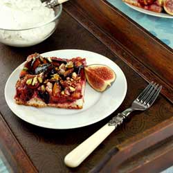 Fig Plum Sheet Cake