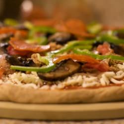 Homemade Pizza with “The Works”