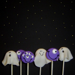Monster and Ghost Cookie Pops
