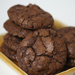 Dark-Chocolate Cookies w Espresso