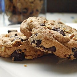 Chocolate Chip and Walnut Cookies