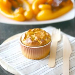 Flan di Peperoni al Forno  e Bagna